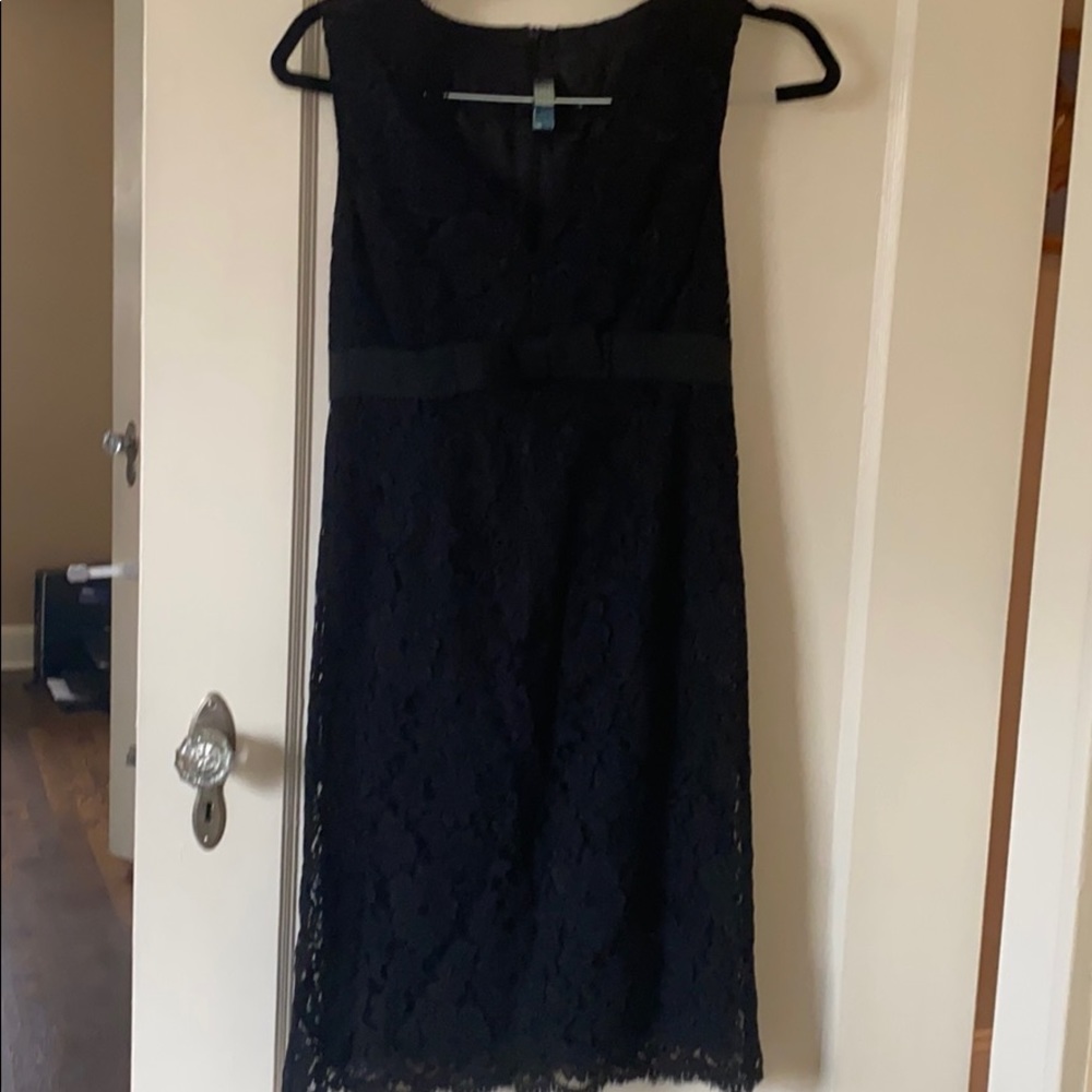 Black lace dress